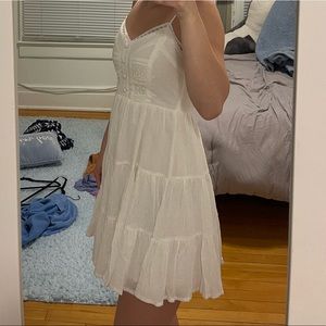 NEW Princess Polly White Dlaney Mini Dress